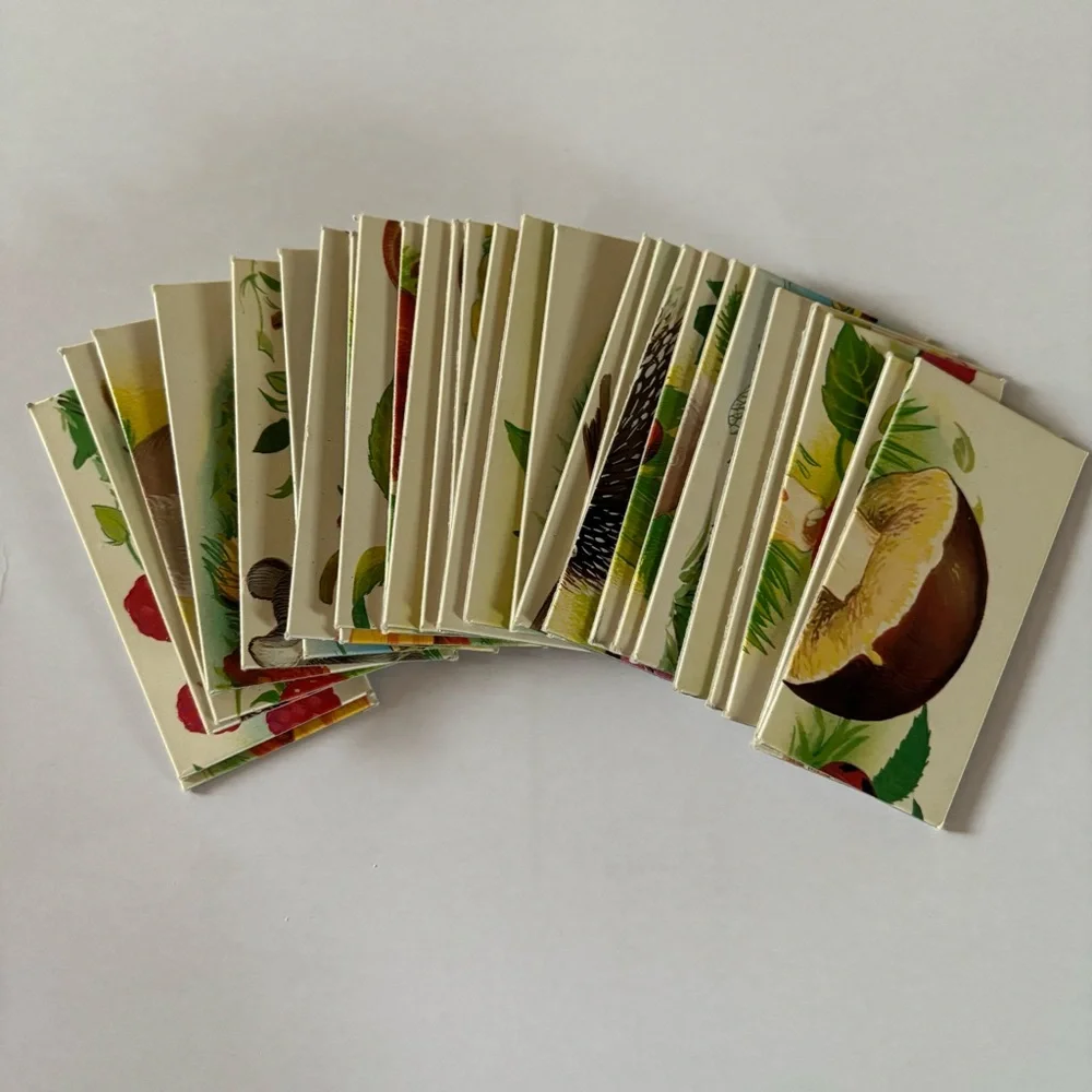 Nathan Forest Domino Puzzle Vintage Nature Animal Matching Kids Learning Toy - Picture 4 of 4